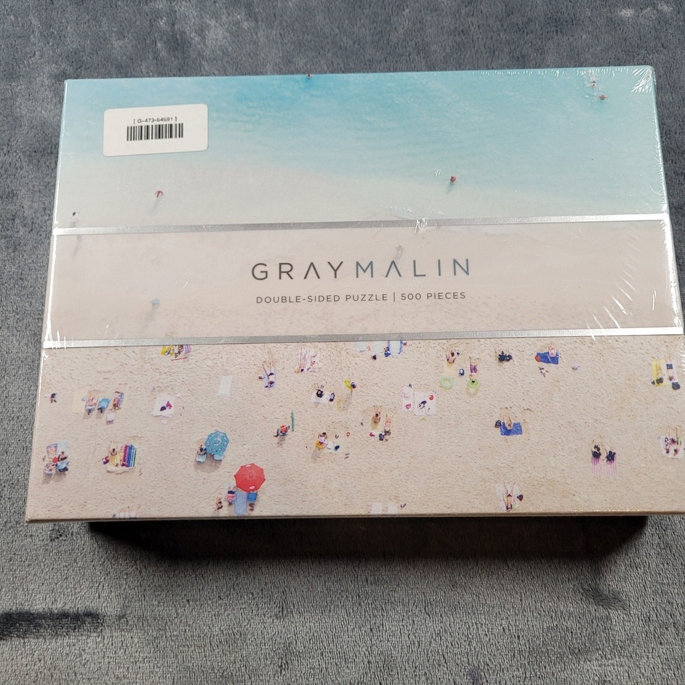 Gray Malin Double-Sided 500 Piece Puzzle Galison Beach Aerial Photography NEW